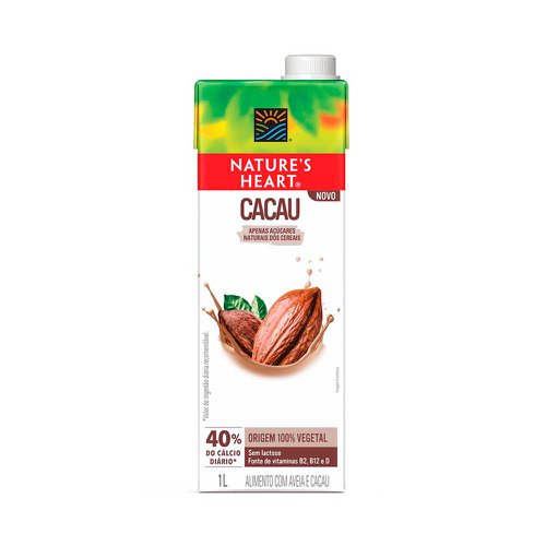 Bebida Vegetal Nature's Heart Cacau 1l Bebida Vegetal Nature's Heart Cacau 1l