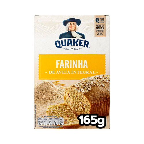 Farinha de Aveia Quaker 165g Farinha de Aveia Quaker 165g