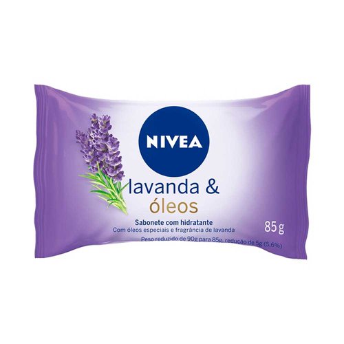 Sabonete Nivea Lavanda & Óleos 85g Sabonete Nivea Lavanda & Óleos 85g