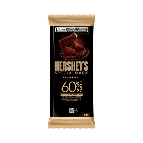 Chocolate Hershey'S Special Dark 60% Cacau Tradicional 85g Chocolate Hershey'S Special Dark 60% Cacau Tradicional 85g