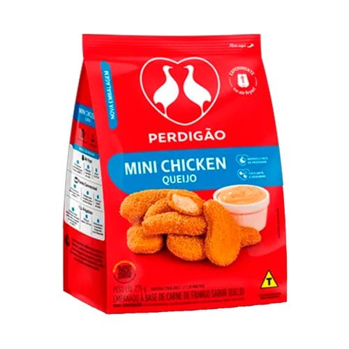 Mini Chicken Perdigão Frango Com Queijo 275g Mini Chicken Perdigão Frango Com Queijo 275g