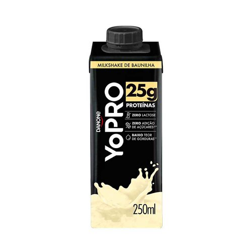 Bebida Láctea Yopro 25g Protein Milkshake de Baunilha 250ml Bebida Láctea Yopro 25g Protein Milkshake de Baunilha 250ml