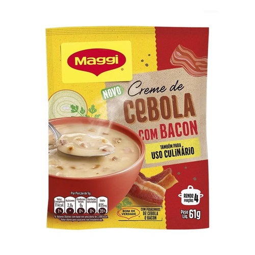 Creme de Cebola Maggi Com Bacon 61g Creme de Cebola Maggi Com Bacon 61g