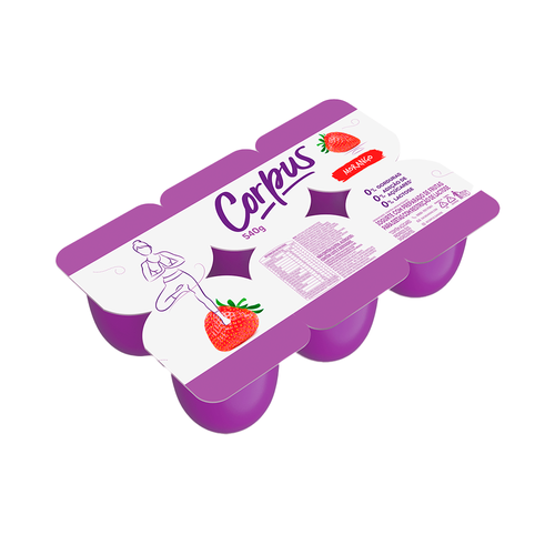 Iogurte Corpus Morango Zero Lactose 540g Iogurte Corpus Morango Zero Lactose 540g