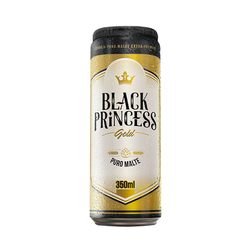 Cerveja Black Princess Gold Puro Malte 350ml Cerveja Black Princess Gold Puro Malte 350ml