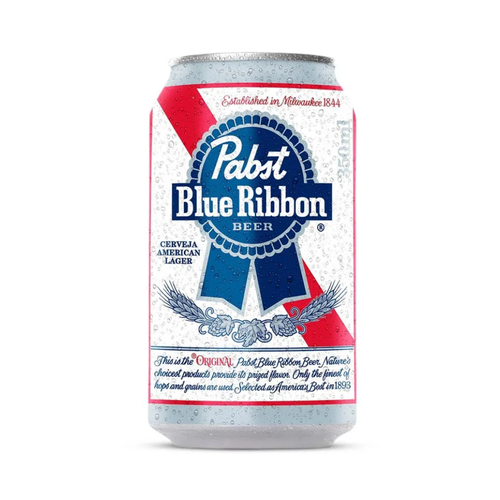 Cerveja Pabst Blue Ribbon American Lager 350ml Cerveja Pabst Blue Ribbon American Lager 350ml