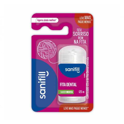 Fio Dental Sanifill Leve + Pague - 125m Fio Dental Sanifill Leve + Pague - 125m