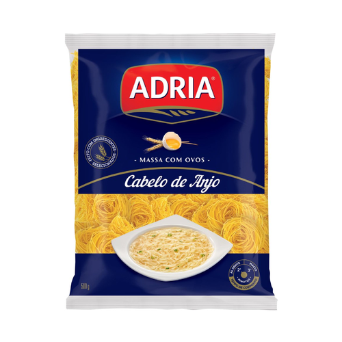 Macarrão Adria Com Ovos Cabelo de Anjo 500g Macarrão Adria Com Ovos Cabelo de Anjo 500g