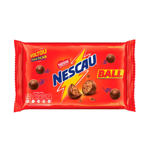Chocolate Nestlé Nescau Ball 75g Chocolate Nestlé Nescau Ball 75g