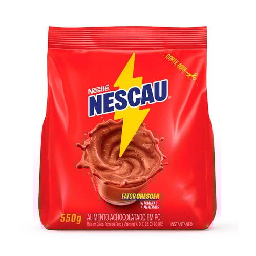 Achocolatado Em Pó Nescau Fator Crescer 550g Achocolatado Em Pó Nescau Fator Crescer 550g