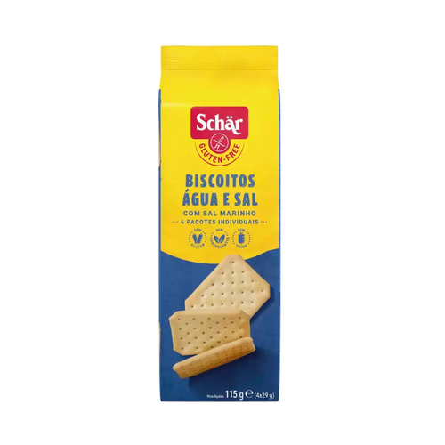 Snack Água e Sal SChar Sem Glúten 115g Snack Água e Sal SChar Sem Glúten 115g