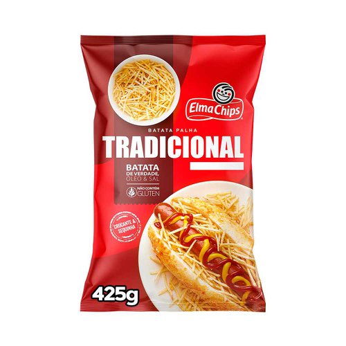 Batata Palha Elma Chips Tradicional 425g Batata Palha Elma Chips Tradicional 425g