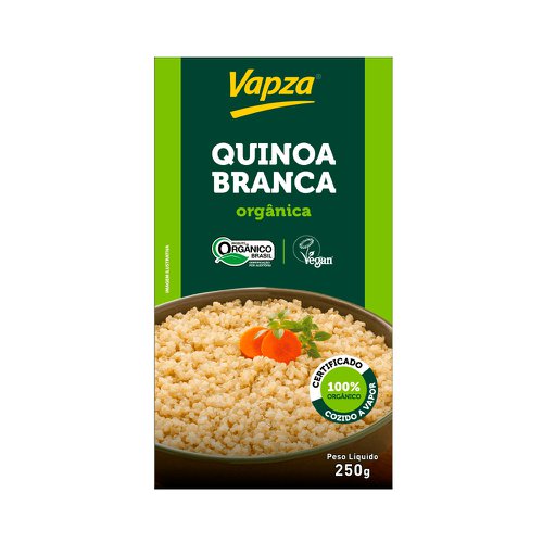 Quinoa Branca Vapza Cozida No Vapor 250g Quinoa Branca Vapza Cozida No Vapor 250g
