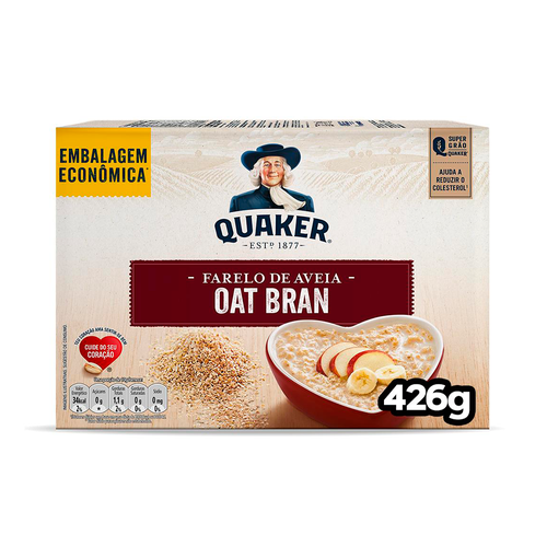 Farelo de Aveia Quaker Oat Bran 426g Farelo de Aveia Quaker Oat Bran 426g