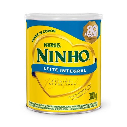 Leite Em Pó Ninho Integral 380g Leite Em Pó Ninho Integral 380g