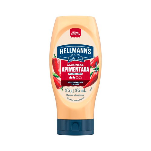 Maionese Hellmann's Apimentada 335g Maionese Hellmann's Apimentada 335g
