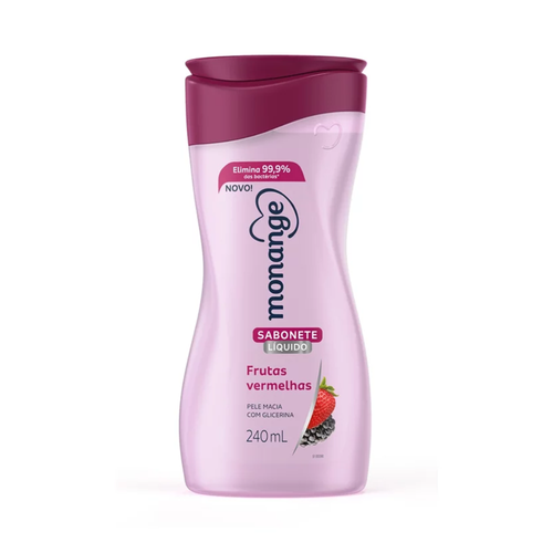 Sabonete Líquido Monange Frutas Vermelhas 240ml Sabonete Líquido Monange Frutas Vermelhas 240ml