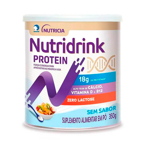 Suplemento Alimentar Nutridrink Protein Sem Sabor 350g Suplemento Alimentar Nutridrink Protein Sem Sabor 350g