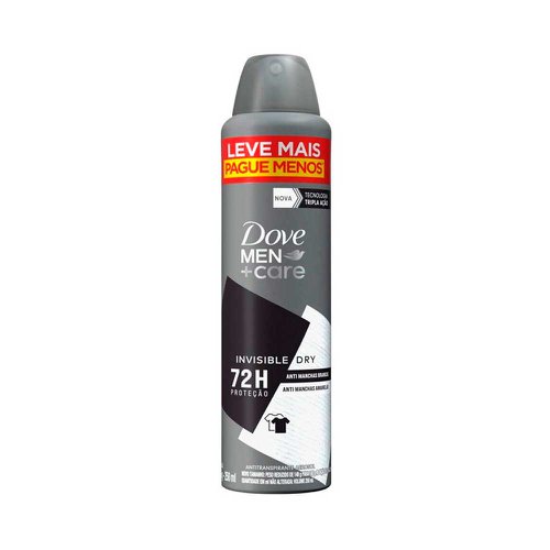 Desodorante Aerosol Dove Men+Care Invisible Dry 250ml Desodorante Aerosol Dove Men+Care Invisible Dry 250ml