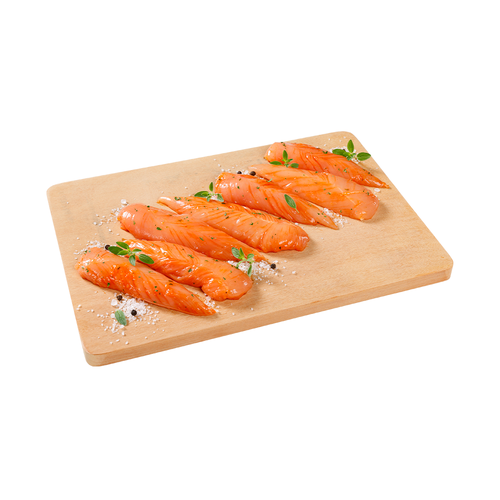 Peito de Frango Sassami Temperado Resfriado KG Peito de Frango Sassami Temperado Resfriado KG
