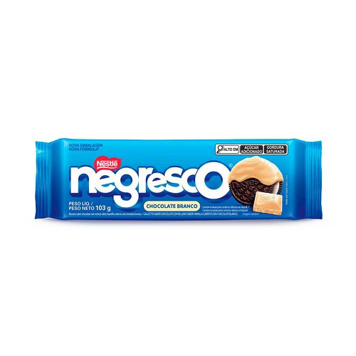 Biscoito Recheado Negresco Baunilha Com Chocolate Branco 103g Biscoito Recheado Negresco Baunilha Com Chocolate Branco 103g