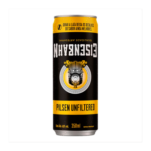 Cerveja Eisenbahn Unfiltered 350ml Cerveja Eisenbahn Unfiltered 350ml