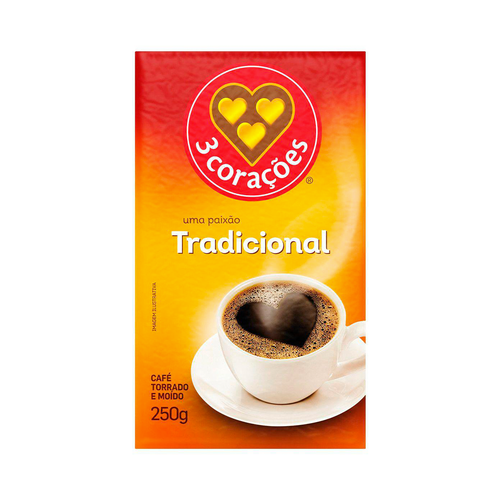 Café 3 Corações Tradicional 250g Café 3 Corações Tradicional 250g