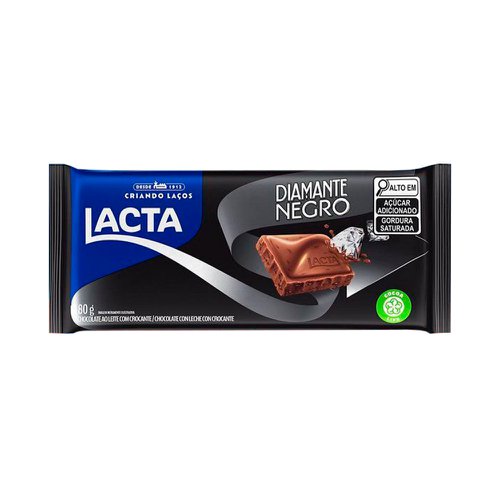 Chocolate Lacta Diamante Negro 80g Chocolate Lacta Diamante Negro 80g