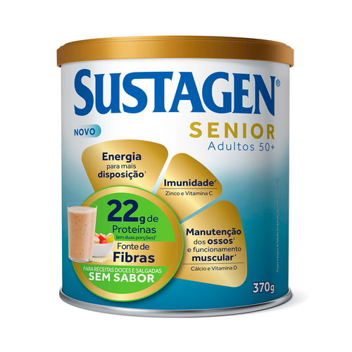 Complemento Alimentar Sustagen Senior Sem Sabor 370g Complemento Alimentar Sustagen Senior Sem Sabor 370g