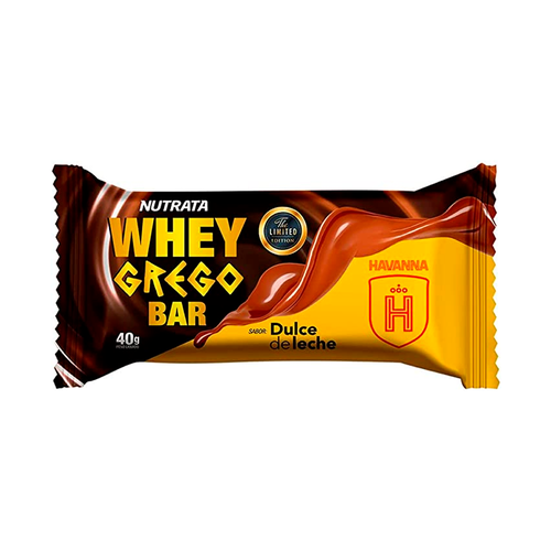 Barra Proteica Havanna Whey Grego Bar Dulce de Leche 40g Barra Proteica Havanna Whey Grego Bar Dulce de Leche 40g