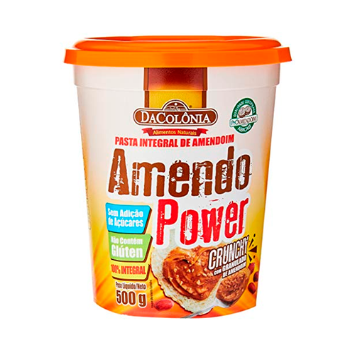 Pasta de Amendoim Dacolônia Crunchy 500g Pasta de Amendoim Dacolônia Crunchy 500g