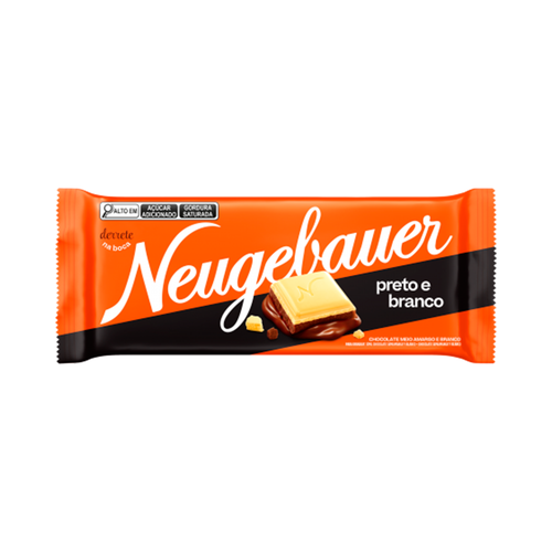 Chocolate Neugebauer Preto e Branco 80g Chocolate Neugebauer Preto e Branco 80g