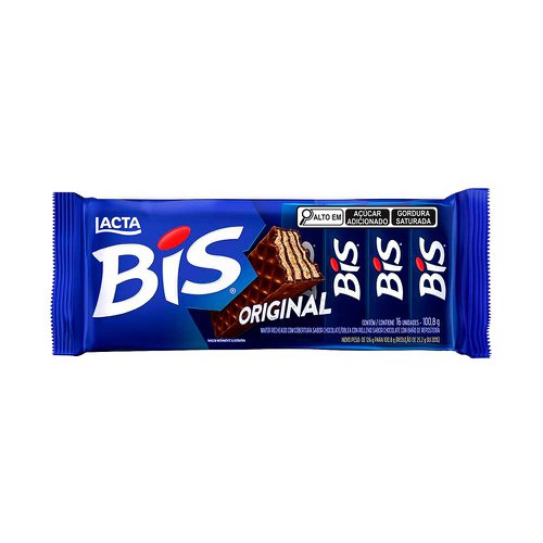 Chocolate Wafer Bis Ao Leite 100,8g Chocolate Wafer Bis Ao Leite 100,8g