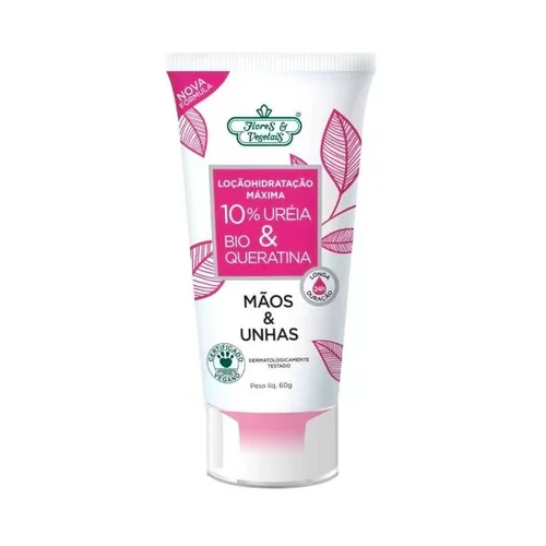 Loção Hidratante Corporal Flores & Vegetais Mãos e Unhas 60g Loção Hidratante Corporal Flores & Vegetais Mãos e Unhas 60g