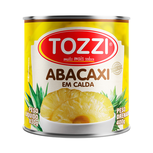 Abacaxi Em Calda Tozzi 400g Abacaxi Em Calda Tozzi 400g