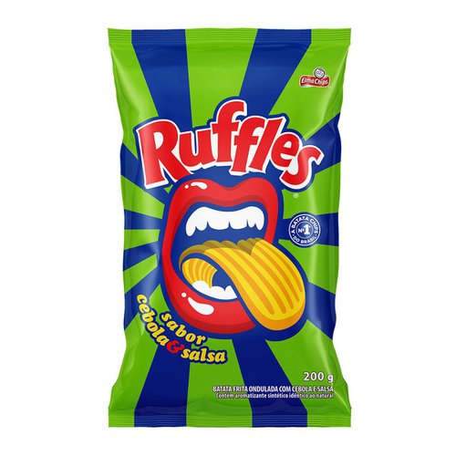 Salgadinho de Batata Ruffles Cebola e Salsa 200g Salgadinho de Batata Ruffles Cebola e Salsa 200g