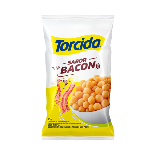 Salgadinho Torcida Bacon 35g Salgadinho Torcida Bacon 35g