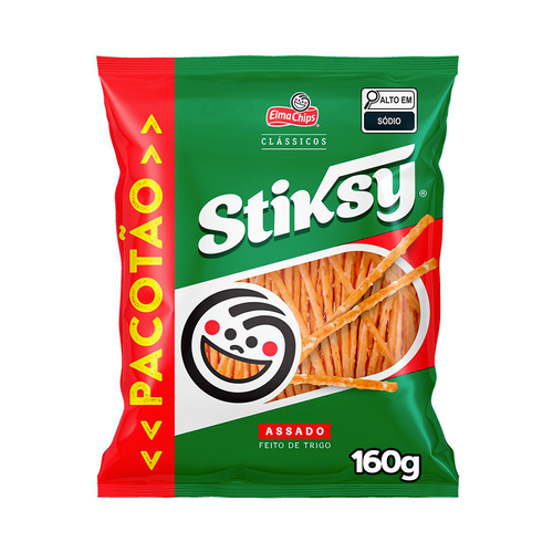 Salgadinho Stiksy Palitinhos 160g Salgadinho Stiksy Palitinhos 160g