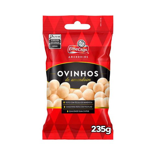Ovinhos de Amendoim Elma Chips 235g Ovinhos de Amendoim Elma Chips 235g