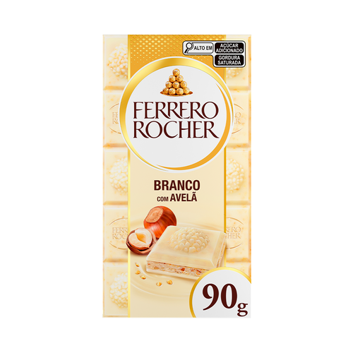 Chocolate Ferrero Rocher Branco 90g Chocolate Ferrero Rocher Branco 90g