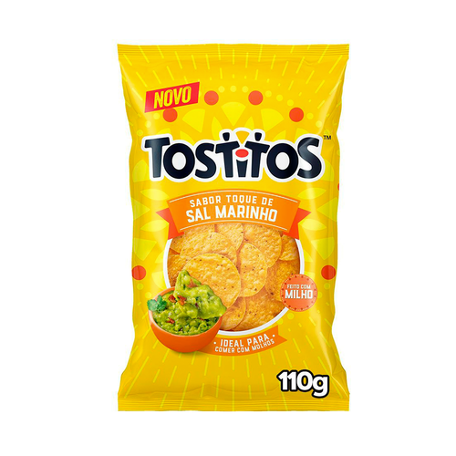 Salgadinho Tostitos Sal Marinho 110g Salgadinho Tostitos Sal Marinho 110g