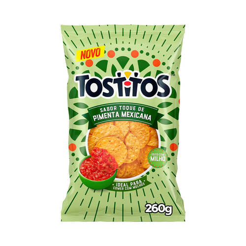 Salgadinho Tostitos Pimenta Mexicana 260g Salgadinho Tostitos Pimenta Mexicana 260g