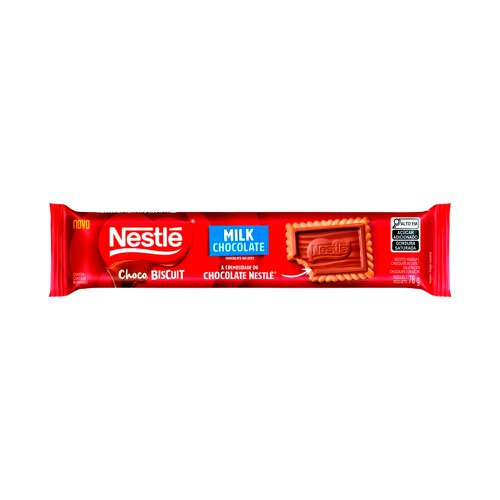 Biscoito Nestlé Choco Biscuit Chocolate 78g Biscoito Nestlé Choco Biscuit Chocolate 78g