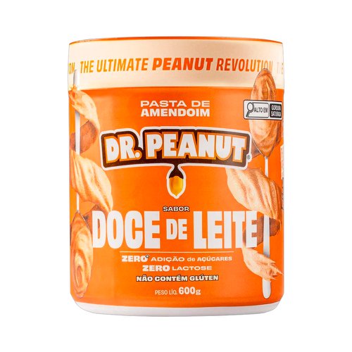 Pasta de Amendoim Dr. Peanut Doce de Leite Zero Lactose 600g Pasta de Amendoim Dr. Peanut Doce de Leite Zero Lactose 600g