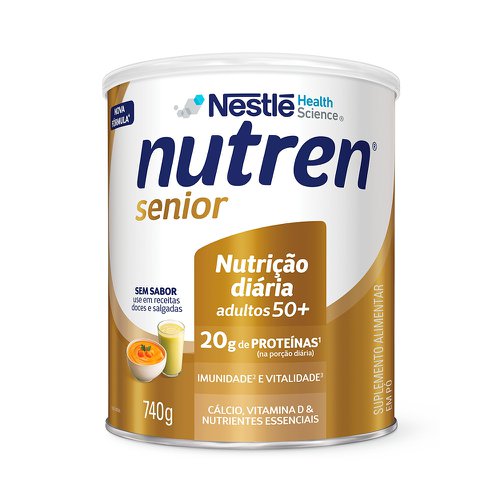 Complemento Alimentar Nutren Senior Sem Sabor 740g Complemento Alimentar Nutren Senior Sem Sabor 740g