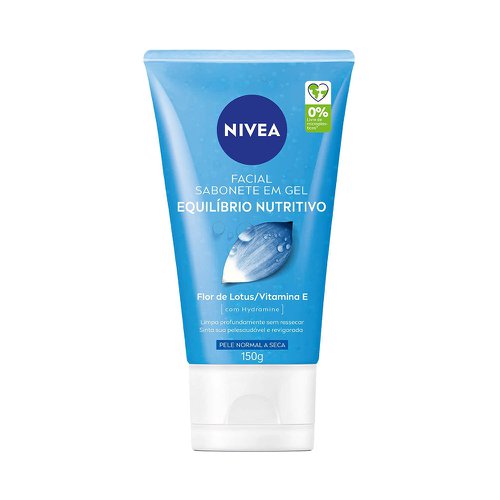 Sabonete Facial Em Gel Nivea Equilíbrio Nutritivo 150g Sabonete Facial Em Gel Nivea Equilíbrio Nutritivo 150g