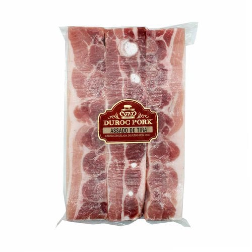 Assado de Tira Suíno VPJ Duroc Com Osso Congelado KG Assado de Tira Suíno VPJ Duroc Com Osso Congelado KG