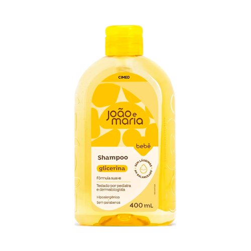Shampoo Infantil Cimed Bebê João & Maria Glicerina 400ml Shampoo Infantil Cimed Bebê João & Maria Glicerina 400ml