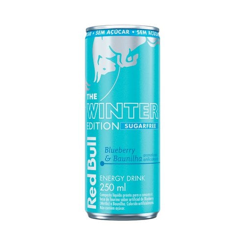 Energético Red Bull Winter Blueberry & Baunilha Zero Açúcar 250ml Energético Red Bull Winter Blueberry & Baunilha Zero Açúcar 250ml