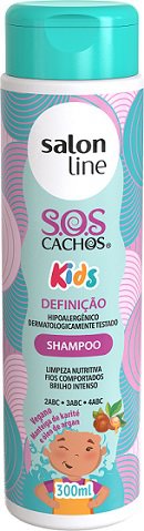 SHAMPOO SALON LINE MEU LISO 300ML KIDS S.O.S. NUTRICA SHAMPOO SALON LINE MEU LISO 300ML KIDS S.O.S. NUTRICA